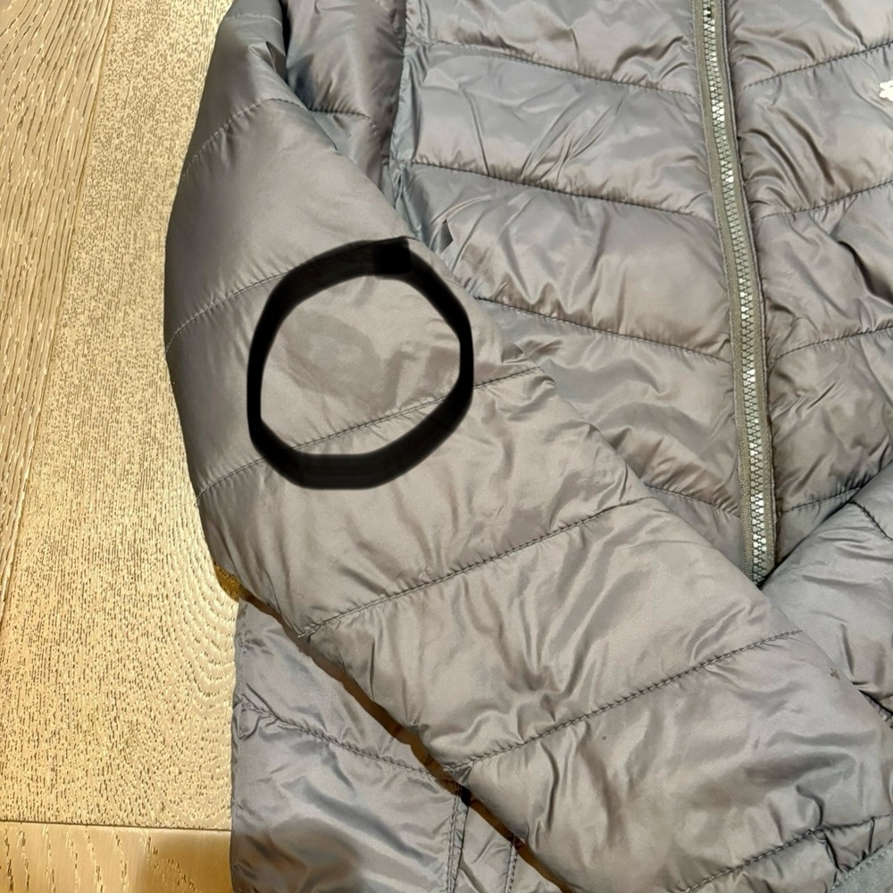 Abercrombie Kids Charcoal Reversible Puffer Jacket - Picture 4 of 8
